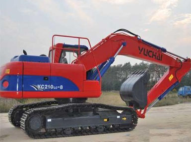 玉柴重工YC210LC-8液压挖掘机荣登年度产品TOP50榜单