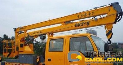 重庆大江专用车新产品GKZ16高空作业车试制成功