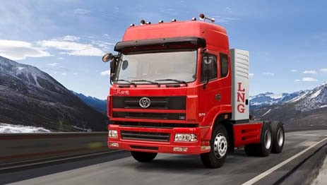 湖北三环6×4 LNG牵引车型