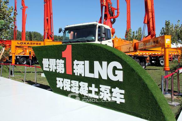 全球第一台新能源LNG47m泵车