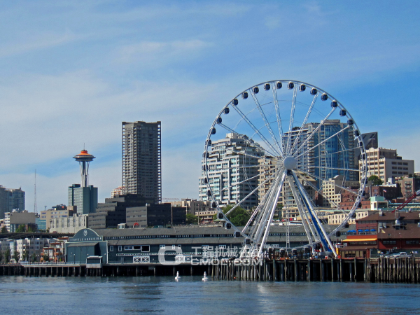 西雅图的新地标——滨海摩天轮