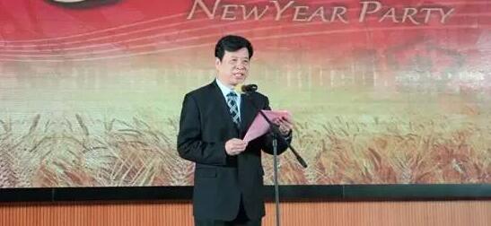 中联重科副总裁、重机公司总经理王金富先生作新年致辞