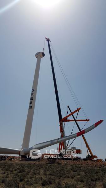 中联重科QAY2000完成2.0风电检修工作