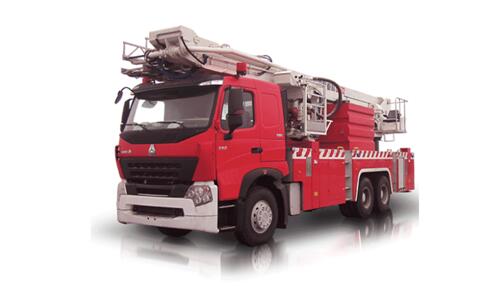 中聯重科DG32登高平臺消防車具有滅火強、耐用、安全高效的特征