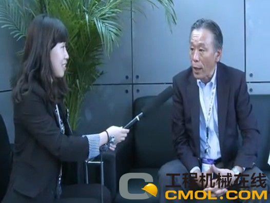 采访日立建机（上海）有限公司总经理平冈明彦