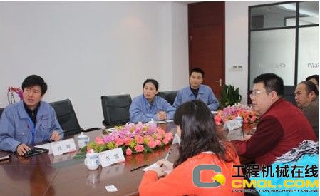 鼎盛重工机械李宝明总裁访问常林