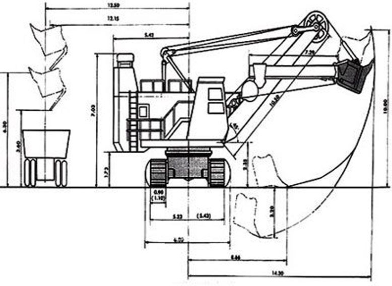 抚挖WD400A机械式挖掘机原理图施工图