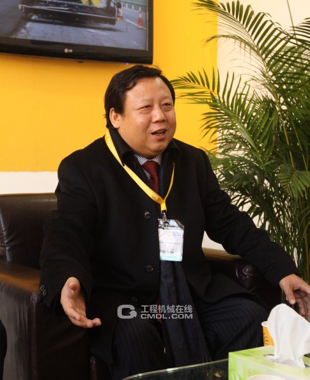 高远圣工总经理陈琦baumaChina2012接受媒体专访