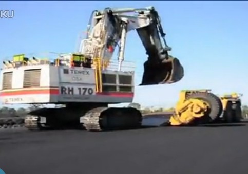 重型拖车装卸矿山挖掘机械