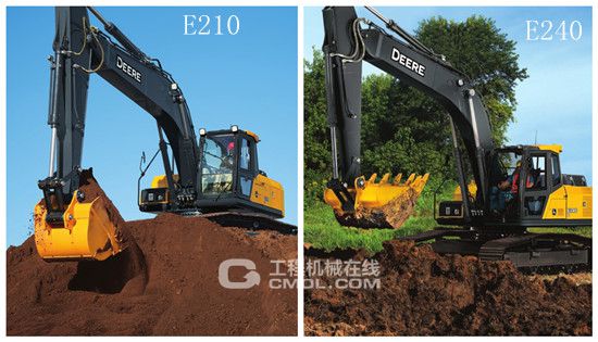 约翰迪尔E210(21吨级)和E240(24吨级)挖掘机