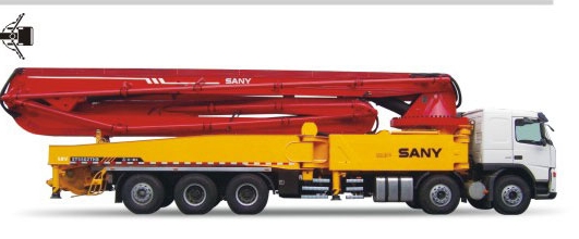 三一SY5502THB-62E混凝土泵车