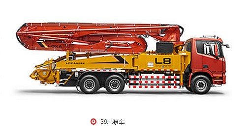 福田雷萨BJ5299THB-1混凝土泵车